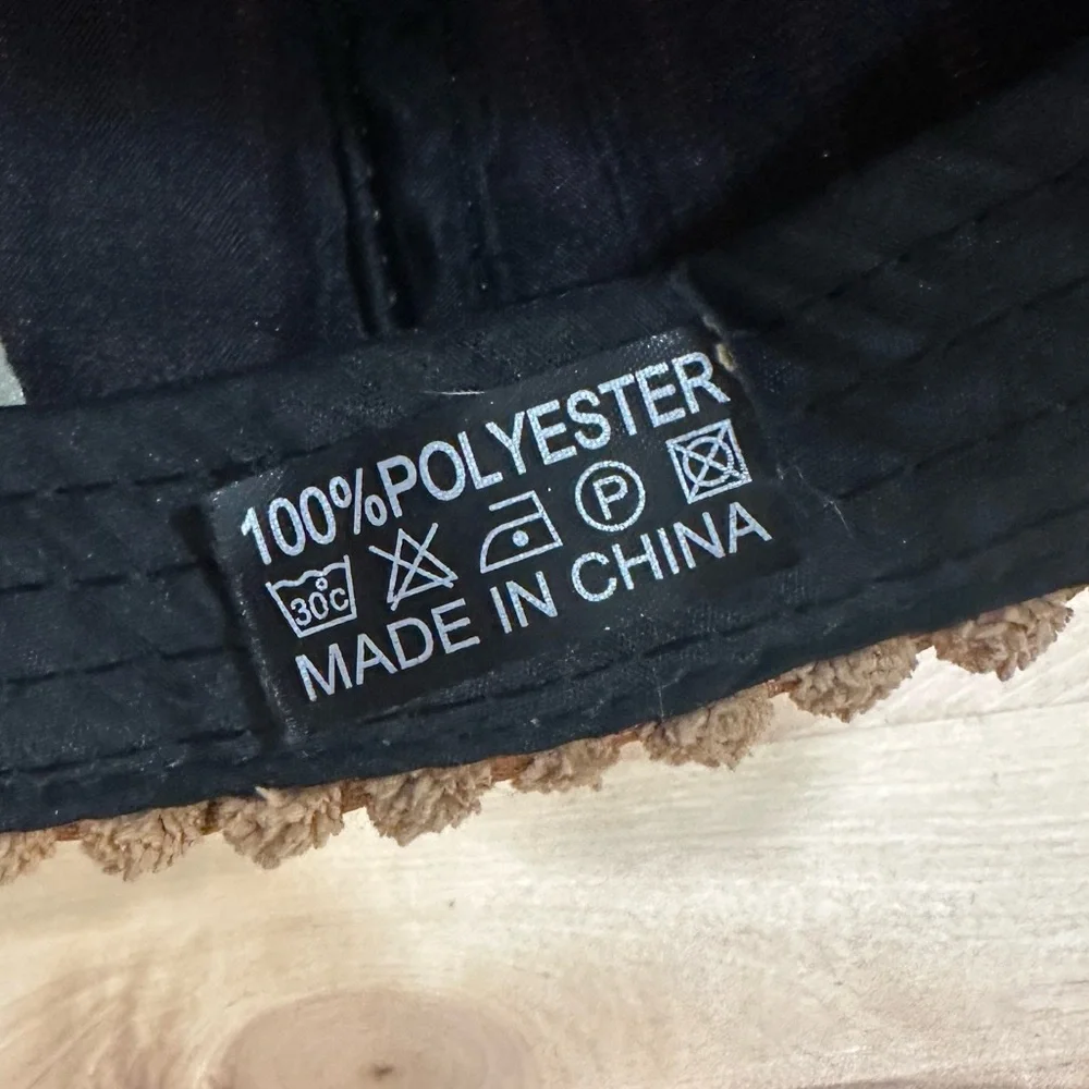 New! Brown Plush Corduroy Baseball Cap Adjustable Velcro Strap Back in Tan - Picture 11 of 12